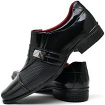 Sapato Social Masculino Envernizado Elegância e Conforto para Todas as Ocasiões!
