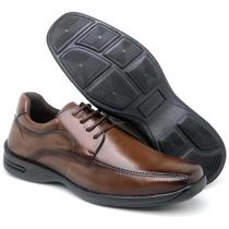 Sapato Social Masculino: Estilo Casual e Conforto em material ecológico CFT-25185 Cafe