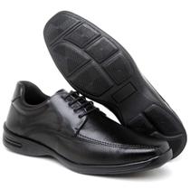 Sapato Social Masculino: Estilo Casual e Conforto em material ecológico CFT-25185 Preto