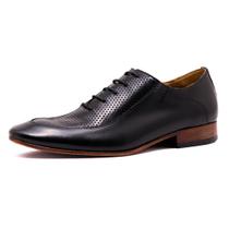Sapato Social Masculino Estilo Italiano Até 46 Wholecut Specter Avalon em Couro Preto Sapato Social Masculino Estilo Italiano Até 46 Wholecut Specter Avalon em Couro Preto