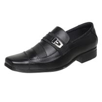 Sapato Social Masculino Fashion Sport Fino Macio e Confortável Couro Legitimo SLZ3051