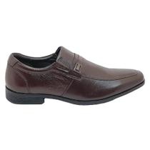 Sapato Social Masculino Ferracini Couro London Slim Casual Confortavel