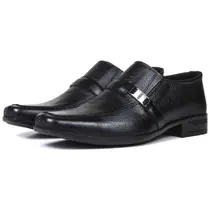 Sapato Social Masculino Floater Couro Bico quadrado