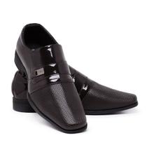 Sapato Social Masculino Formal Macio Bico Quadrado Fino Estiloso