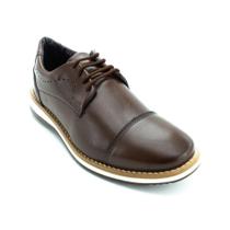 Sapato Social Masculino Franshoes FP2003 - Marrom