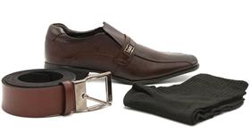 Sapato Social Masculino Kit 4 Em 1 Rafarillo 34064 Sapato Social Masculino Kit 4 Em 1 Rafarillo 34064