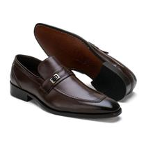Sapato Social Masculino Linha New Mundi Reta Oposta - 202 - Café Sapato Social Masculino Linha New Mundi Reta Oposta - 202 - Café