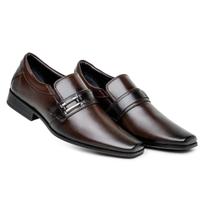 Sapato Social Masculino Liso Fivela Confortável