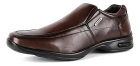 Sapato Social Masculino Liso Ortopédico Anti Stress Confort