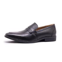 Sapato Social Masculino Loafer Até 45 Estiloso Ekko Avalon em Couro Preto