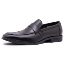 Sapato Social Masculino Loafer Até 45 Estiloso Owen Avalon em Couro Preto Sapato Social Masculino Loafer Até 45 Estiloso Owen Avalon em Couro Preto
