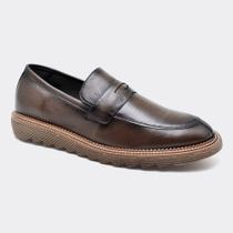 Sapato Social Masculino Loafer Casual Masculino Couro Slip On (Cft45030)
