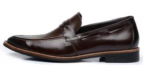 Sapato Social Masculino loafer Couro Marrom exclusivo - Stefanello