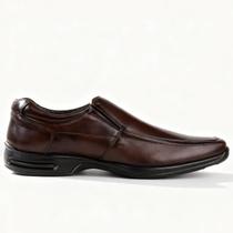 Sapato Social Masculino Marrom Loafer Ortopédico Antistress Café Sapato Social Masculino Marrom Loafer Ortopédico Antistress Café