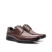 Sapato Social Masculino Maxx Smart 3007 Dark Brown