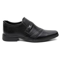 Sapato Social Masculino mocassim couro bovino sola borracha antiderrapante leve macio