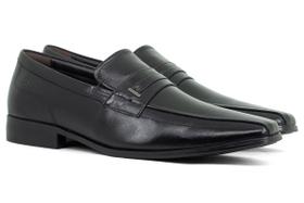 Sapato Social Masculino Mocassim Democrata Unique Couro Elástico Confortável Sapato Social Masculino Mocassim Democrata Unique Couro Elástico Confortável