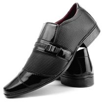 Sapato social masculino moderno e atual preto verniz Sapato social masculino moderno e atual preto verniz