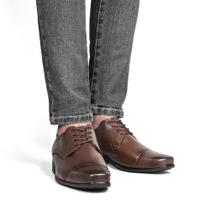 Sapato Social Masculino Moderno em Napa com Cadarço Sanlorenzo 1010