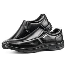 Sapato social masculino ortopédico antistress de couro confortavel 37 ao 44