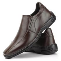 Sapato social masculino ortopédico antistress de couro confortavel 37ao44 rf451