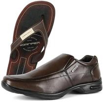 Sapato Social Masculino Ortopédico com Chinelo Danper