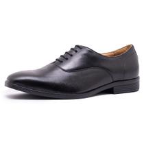 Sapato Social Masculino Oxford Ate 45 Estiloso Finn Avalon em Couro Preto Sapato Social Masculino Oxford Ate 45 Estiloso Finn Avalon em Couro Preto