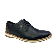 Sapato Social Masculino Oxford Blaqueado Conforto Moderno - Ped Shoes