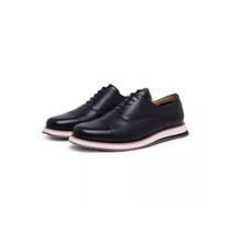 Sapato social masculino oxford casual em couro legitimo mocassim confortavel 37 ao 46