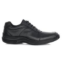 Sapato Social Masculino Oxford Comfort Macio Em Couro Trabalho Dia a Dia Confortável Leve