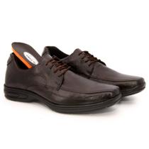 Sapato Social Masculino Oxford Conforto Confortável Moderno Em Couro Legítimo