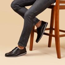 Sapato Social Masculino Oxford Derby Amarrar Casual Casamento Festa Estiloso Confortavel