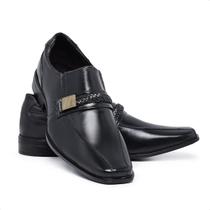 Sapato Social Masculino Oxford Preto Luxo Tradicional Confortável Moderno Casual (1502)