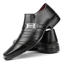 Sapato social masculino preto fosco Sapato social masculino preto fosco