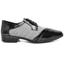 Sapato Social Masculino Sapatenis Moda Classico Amarrar Estilo Festa e Formatura