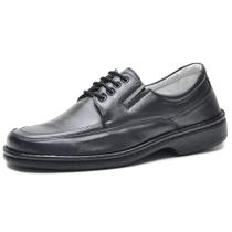 Sapato Social Masculino Silva&Silva CR1004 Preto Couro