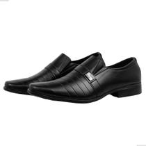 Sapato Social Masculino Slip On com Detalhe em Fivela Elegante, Prático e Confortável"