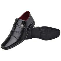 Sapato Social Masculino Textura Bico Quadrado Leve Sapato Social Masculino Textura Bico Quadrado Leve