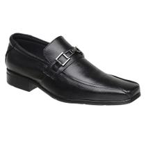 Sapato Social Masculino Tradicional Em Couro Preto Sanlorenzo 3031
