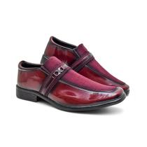 Sapato Social Masculino Vermelho Confortável Formal Sintético Sola Borracha Nº 38 ao 45 1002VM