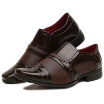 Sapato social masculino verniz Café estilo italiano ref 102 tamanho 37 ao 44 Sapato social masculino verniz Café estilo italiano ref 102 tamanho 37 ao 44