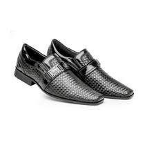 Sapato Social Masculino Verniz Elástico linha Premium Cor Preto Sapato Social Masculino Verniz Elástico linha Premium Cor Preto