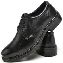 Sapato social militar masculino em couro - Dupai Calçados