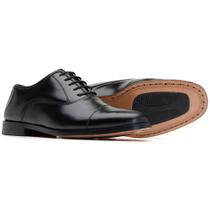 Sapato Social Militar Sola de Couro SSCA Preto