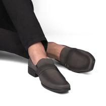 Sapato Social Mocassim Masculino Moderno em Couro com Elástico Sanlorenzo 1103