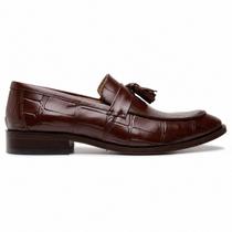 Sapato Social Mouro Couro Croco Bambolim 11707