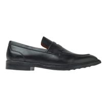 Sapato Social Oficina Mocassim City Masculino Preto Couro Sapato Social Oficina Mocassim City Masculino Preto Couro