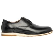 Sapato Social Oxford Masculino Cadarço Couro Preto