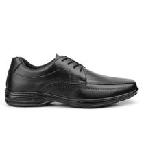 Sapato Social Oxford Masculino Casual Preto Cadarço Palmilha Anatômica Sapato Social Oxford Masculino Casual Preto Cadarço Palmilha Anatômica
