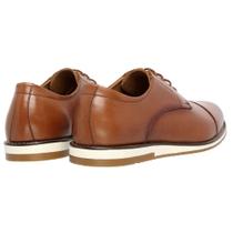 Sapato Social Oxford Masculino Couro Caramelo 12010 Sapato Social Oxford Masculino Couro Caramelo 12010